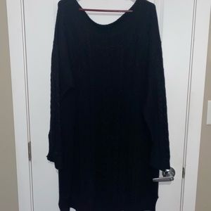 George Brand Black Tunic Sweater